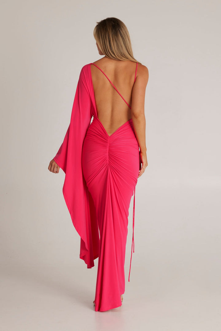 Wissa Single Arm Long Sleeve Dress