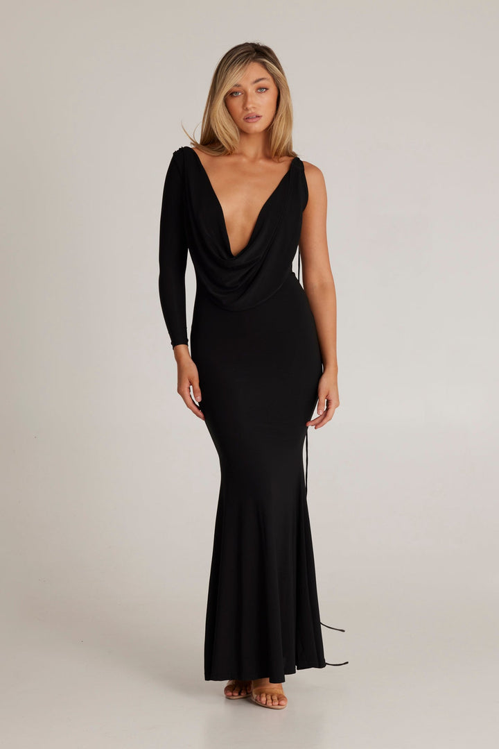 Emma Single Arm Sleeve Dress