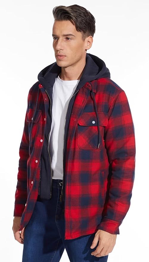 Hooded Polar Fleece Overshirt