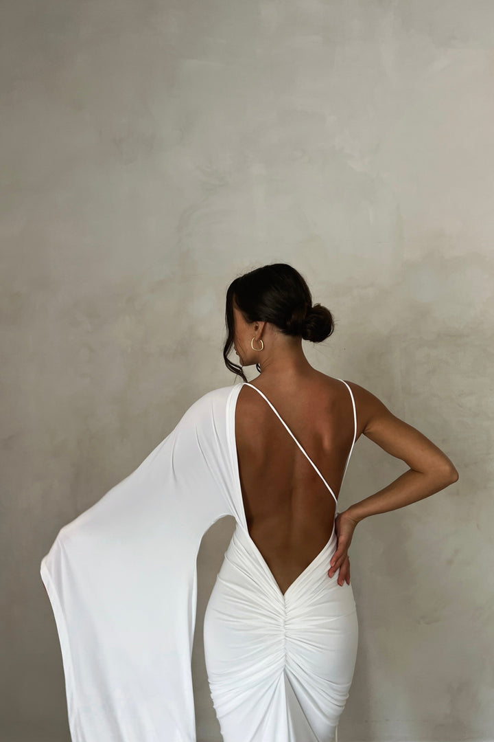 Wissa Single Arm Long Sleeve Dress