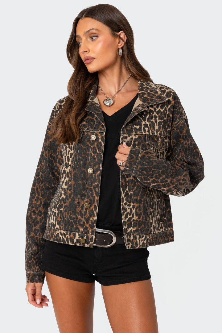 Veste léopard