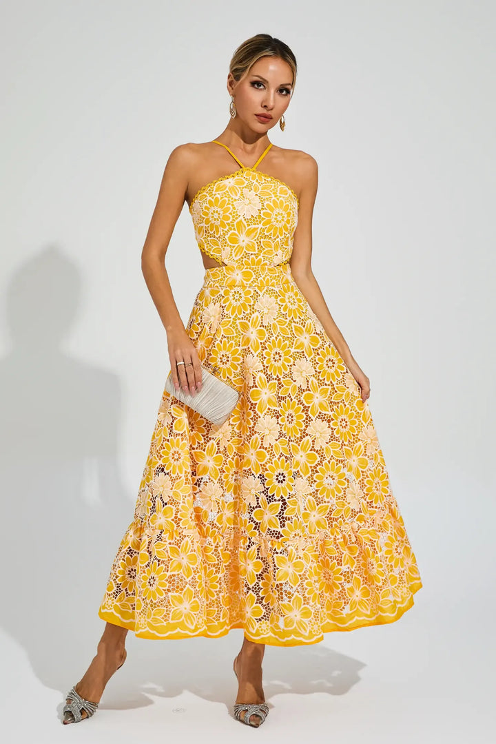 Becca | Refined Halter Dress