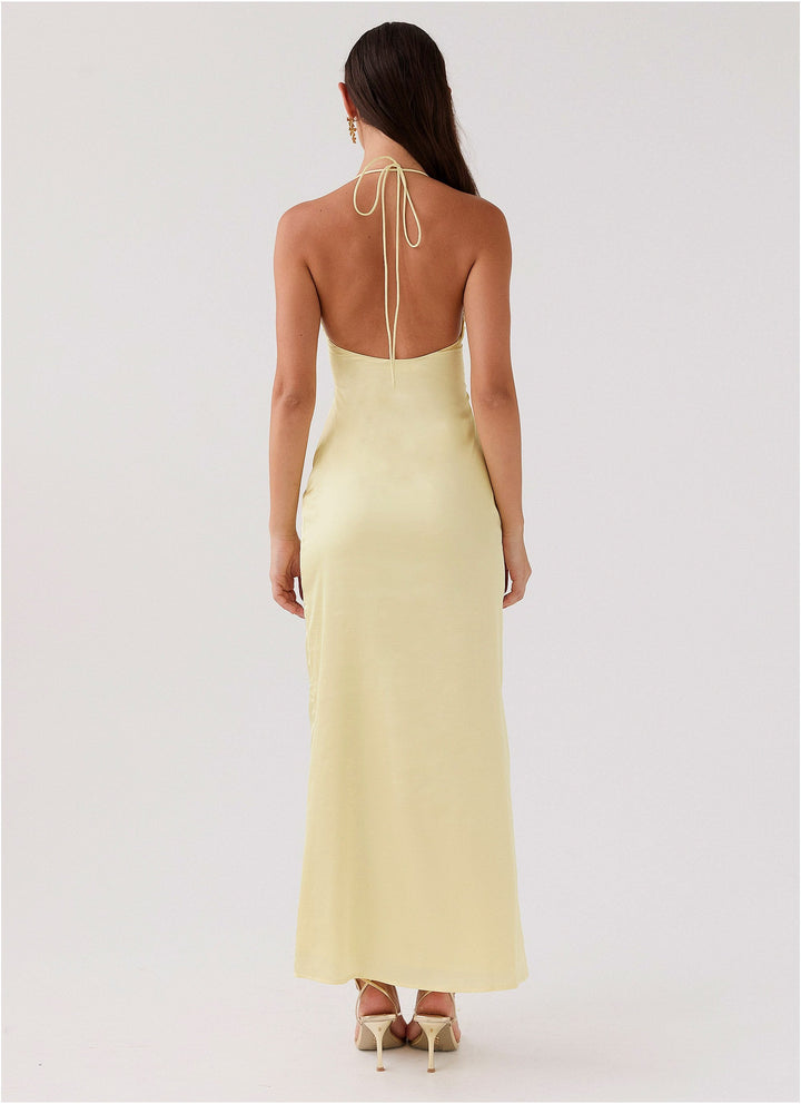 Lola Satin Lace Dress