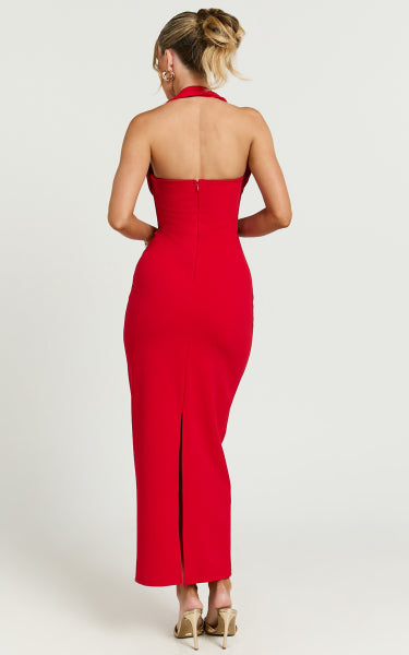Thea | Halter-back Maxi Dress